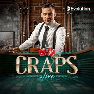 Live Craps dice by EVOLUTION