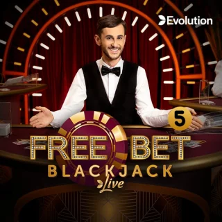 Live Classic Free Bet Blackjack 5 by EVOLUTION