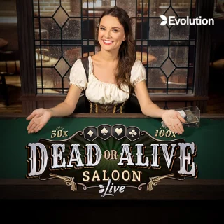 Live Dead or Alive Saloon game show by EVOLUTION