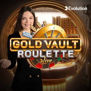 Live Gold Vault Roulette by EVOLUTION