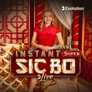 Live Instant Super Sic Bo dice by EVOLUTION