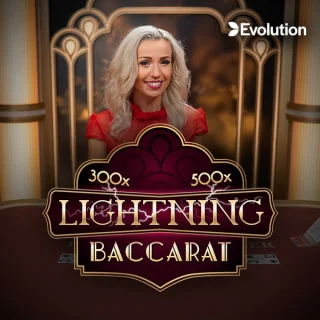 Live Lightning Baccarat by EVOLUTION