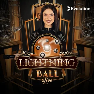 Live Lightning Ball game show by EVOLUTION