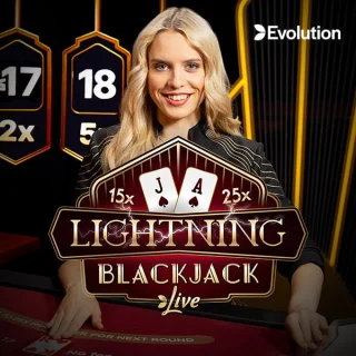 Live Lightning Blackjack by EVOLUTION