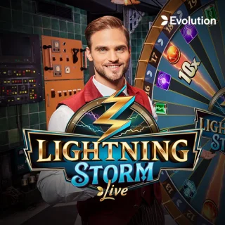 Live Lightning Storm game show by EVOLUTION