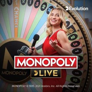 Live Monopoly game show by EVOLUTION