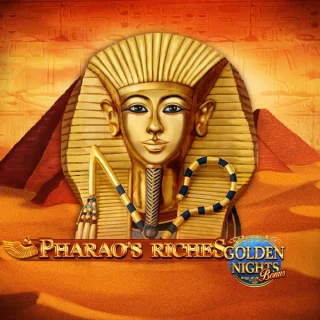 Pharaos Riches Golden Nights slot by GAMOMAT