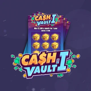 Cash Vault I scratch cards by HACKSAW GAMING