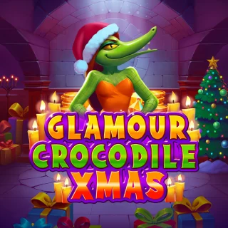 Glamour Crocodile Christmas slot by ONLY PLAY