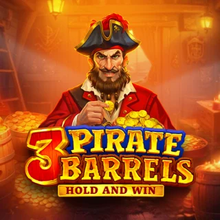 3 Pirate Barrels: Hold and Win slot by PLAYSON