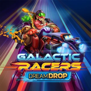 Galactic Racers Dream Drop jackpot game by RELAX