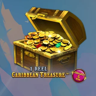 1 Reel - Caribbean Treasure jackpot game by SPINOMENAL