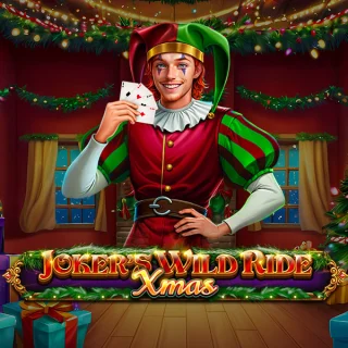 Joker's Wild Ride - Xmas slot by SPINOMENAL