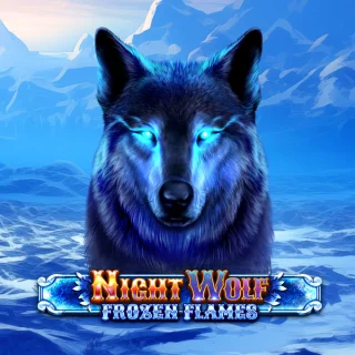 Night Wolf - Frozen Flames slot by SPINOMENAL